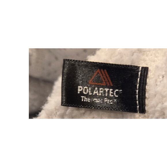 Patagonia Polartec Re-Tool Quarter Snap Fleece Cream Gray Pockets Womens Large - Picture 11 of 11